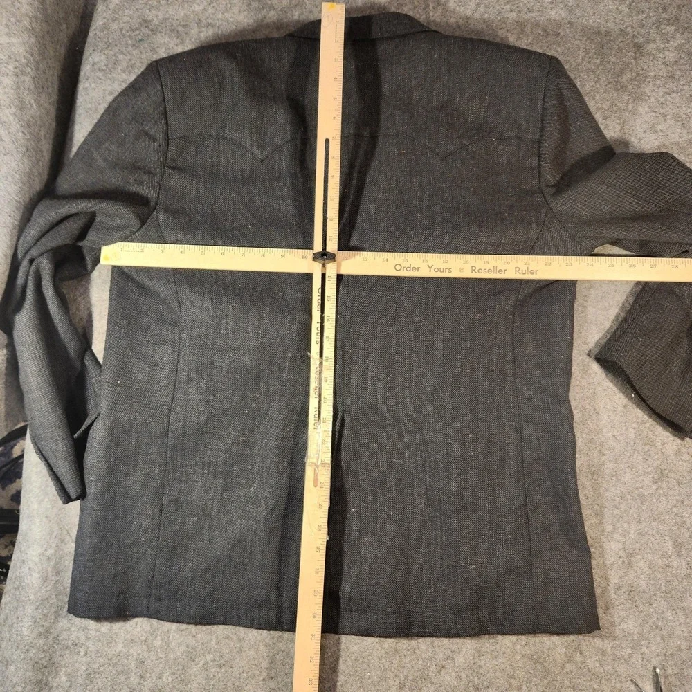 Vintage Circle S Mens Western Blazer Sport Coat Cowboy Ranch Wear 48R USA